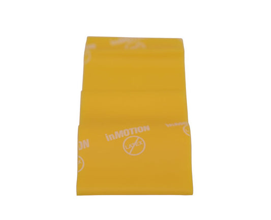 inMotion Latex-Free Exercise Band - Yellow 5' Precut