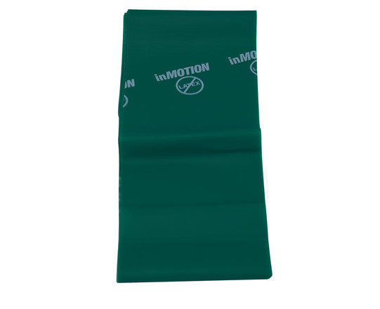 inMotion Latex-Free Exercise Band - Green 5' Precut