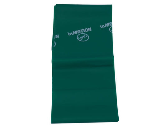 inMotion Latex-Free Exercise Band - Green 5' Precut