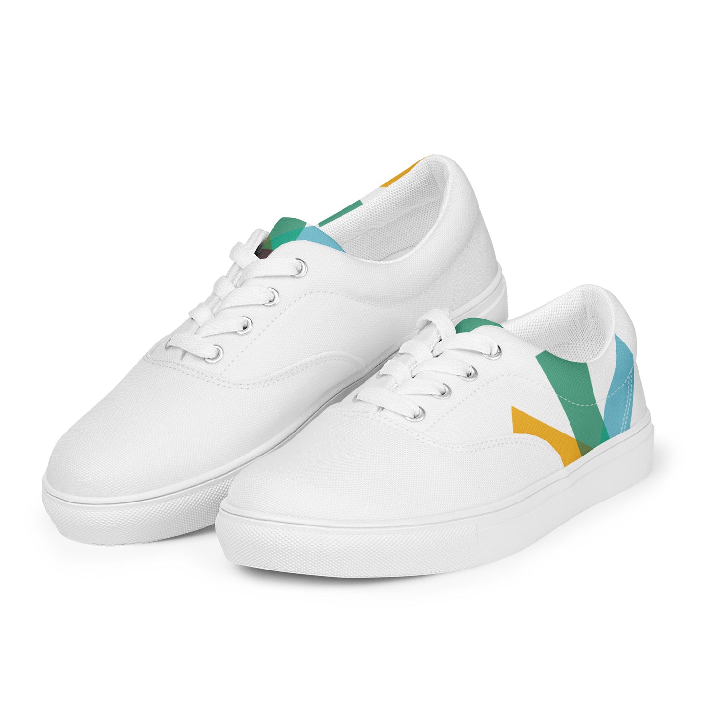 Women’s lace-up canvas shoes