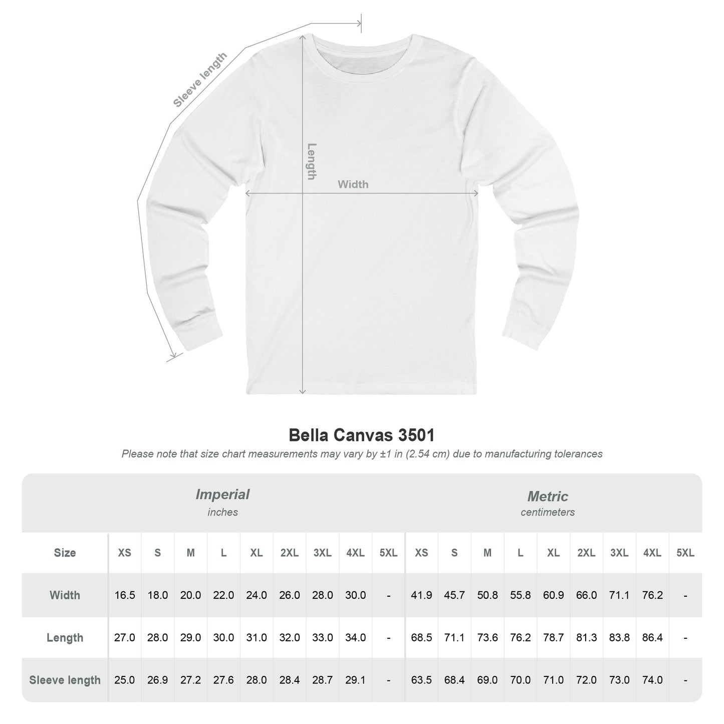 Unisex Long Sleeve Tee