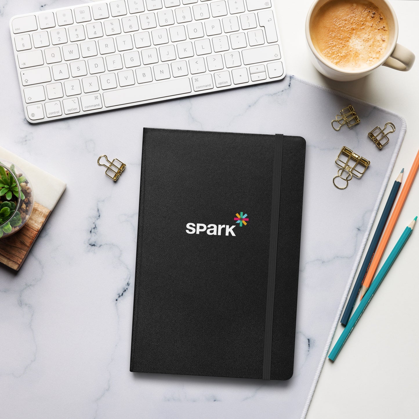 Spark Branded - Hardcover bound notebook